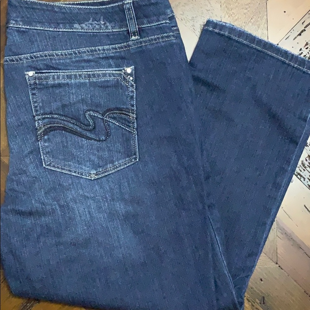 WHBM Skinny Crop Jeans Sz14